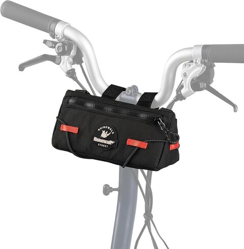 Rhinowalk Bike Handlebar Bag Urban Cycling Front Bag Bike Basket Bicycle Storage Bag for MTB Road Bike Folding Bike, Shoulder Bag, Cycling Accessories(Green) in Saudi Arabia