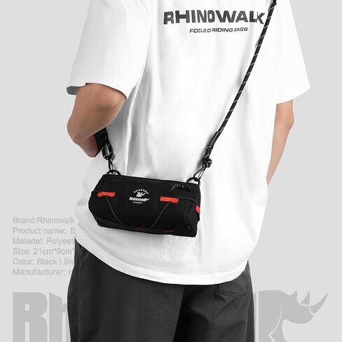 Rhinowalk Bike Handlebar Bag Urban Cycling Front Bag Bike Basket Bicycle Storage Bag for MTB Road Bike Folding Bike, Shoulder Bag, Cycling Accessories(Green) in Saudi Arabia