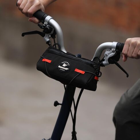 Rhinowalk Bike Handlebar Bag Urban Cycling Front Bag Bike Basket Bicycle Storage Bag for MTB Road Bike Folding Bike, Shoulder Bag, Cycling Accessories(Green) in Saudi Arabia