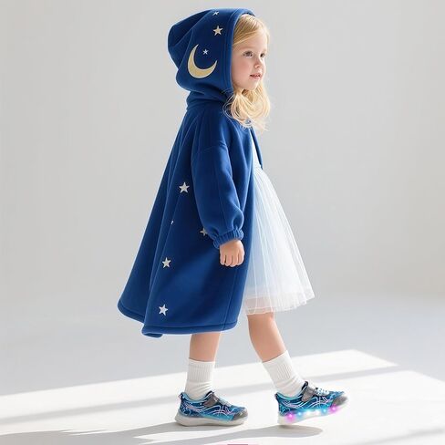 YESKIS Toddler Light Up Shoes for Girls Glitter LED Sole Breathable Lightweight Non Slip Running Sneakers for Toddler and Little Kid in Kuwait