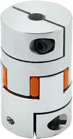 LF Three Jaw D40L66 Coupler Aluminium Plum Flexible Shaft Coupling Stepper Motor Connector CNC 8/10/12/12.7/14/16/20/22mm 1Pcs(8x8) in Saudi Arabia