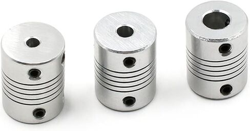 1pcs 5x8mm CNC Motor Jaw Shaft Coupler 5mm to 8mm Flexible Coupling OD 19x25mm 3/4/5/6/6.35/7/8/10mm(8 X 10) in Saudi Arabia