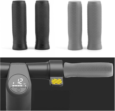 1Pair Handlebar Grips Hand Grip Compatible with Es1 Es2 Es3 Es4 Electric Skateboard Hand Handle Non-slip Silicone Cover Scooter Part in Saudi Arabia