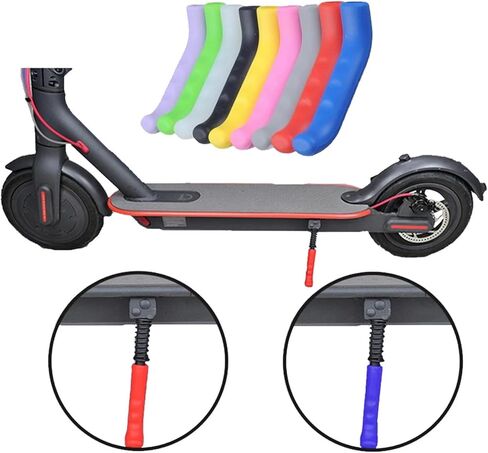2pcs مقبض الفرامل مقبض الغطاء متوافق مع Xiaomi M365 Pro Accessories Anti-skid Blue Skateboard Electric Sccoter Foot Parts (اللون: 2pcs وردي) in Kuwait