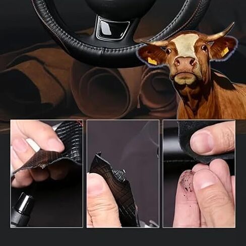 Universal Car Steering Wheel Cover, Auto Interior Accessory in Saudi Arabia