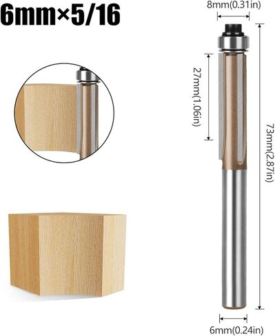 6mm 1/4 Inch Handle Blade 1pcs(4PCS 6mm Shank) in Saudi Arabia
