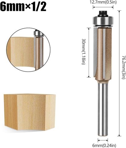 6mm 1/4 Inch Handle Blade 1pcs(4PCS 6mm Shank) in Saudi Arabia