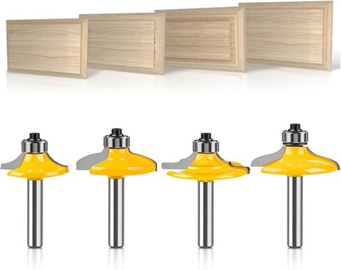 1-4PC 8mm 12mm 1/2inch Shank Bit Set(NO4-8X44.4mm) in Saudi Arabia