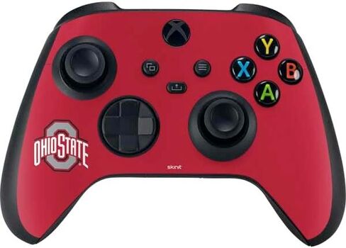 ألعاب Skinit Scenit Skining Skin متوافقة مع حزمة Xbox Series X - تصميم شعار Red Logo المرخص له رسميًا in Kuwait