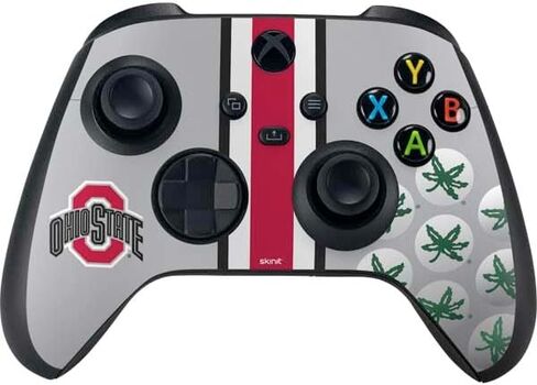 ألعاب Skinit Scenit Skining Skin متوافقة مع حزمة Xbox Series X - تصميم شعار Red Logo المرخص له رسميًا in Kuwait