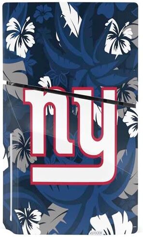 Skinit Decal Gaming Skin Compatible with PS5 Slim Disk Bundle - Officially Licensed NFL New York Giants Large Logo Design in Saudi Arabia