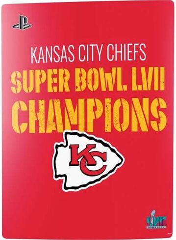 Skinit Decal Gaming Skin Compatible with PS5 Console - Officially Licensed NFL Kansas City Chiefs Double Vision Design in Kuwait