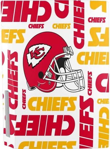 Skinit Decal Gaming Skin Compatible with PS5 Console - Officially Licensed NFL Kansas City Chiefs Double Vision Design in Kuwait