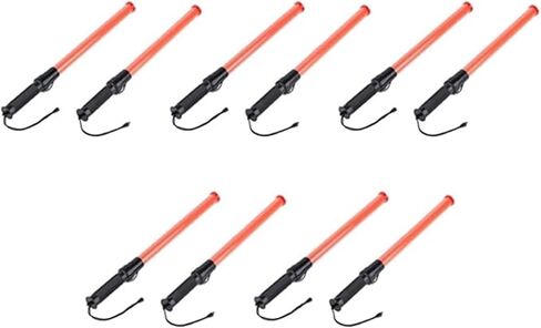 Traffic Batons Light Batons Signal for Parking and Airports 21 Inches 10pcs Emergency Light Sticks in Saudi Arabia