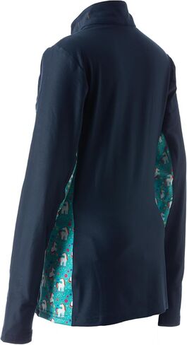 Equinavia Lena Kids Long Sleeve Quarter Zip Shirt in Saudi Arabia