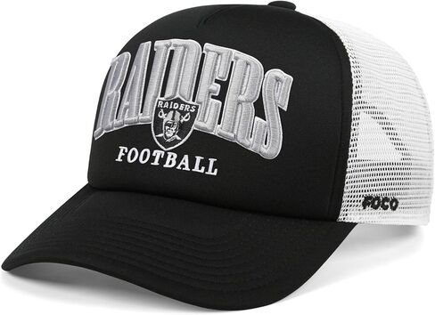 FOCO Men's NFL Team Logo Foam Mesh Trucker Rf Cap Hat in Saudi Arabia