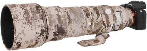 ZZQ&CCF Waterproof Camo Lens Coat for Sigma 300-600mm F4 DG OS Sport Camouflage Lens Rain Protective Cover-#DYH Black in Saudi Arabia