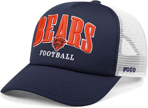 FOCO Men's NFL Team Logo Foam Mesh Trucker Rf Cap Hat in Saudi Arabia