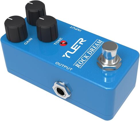 Rock Dream ، دواسة تأثيرات الجيتار ، نوع واحد صغير ، Bypass ، DC 9V ، للغيتار الكهربائي والباس in Saudi Arabia