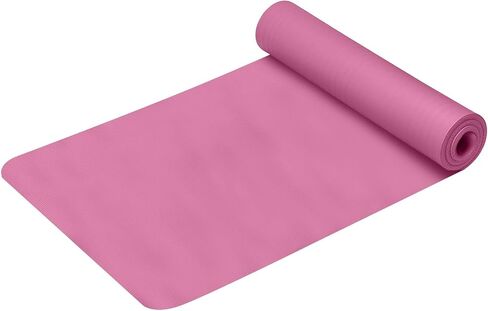 Yoga Mats for Women & Men, 1/5 Inch Extra Thick Non Slip Anti-Tear High Density Exercise Mats with Carrying Strap,Hot Yoga Mat for Floor Gym Home Pilates Stretching Fitness in Kuwait