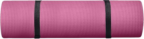 Yoga Mats for Women & Men, 1/5 Inch Extra Thick Non Slip Anti-Tear High Density Exercise Mats with Carrying Strap,Hot Yoga Mat for Floor Gym Home Pilates Stretching Fitness in Kuwait