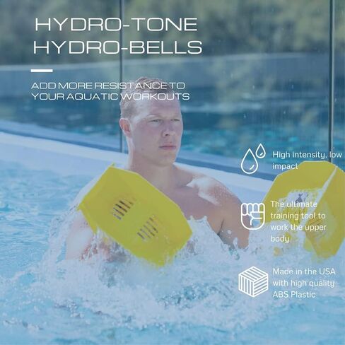 نغمة المائية إجمالي الأوزان تجمع الجسم لممارسة الماء | أوزان الماء الوظيفية isokinetic | بناء العضلات - سهلة على المفاصل | وزن تجمع مائي | دليل البدء السريع in Kuwait