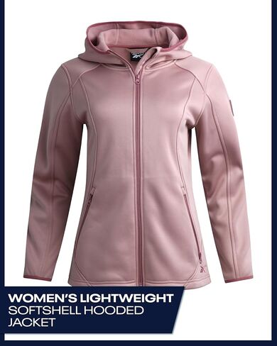 Reebok Womens Jacket - Active Performance Fleece Lined Softshell Jacket with Hood - Lightweight Jackets for Women (S-3X) in Kuwait