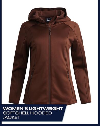 Reebok Womens Jacket - Active Performance Fleece Lined Softshell Jacket with Hood - Lightweight Jackets for Women (S-3X) in Kuwait