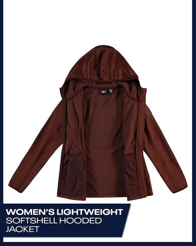 Reebok Womens Jacket - Active Performance Fleece Lined Softshell Jacket with Hood - Lightweight Jackets for Women (S-3X) in Kuwait