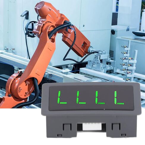 4 Digital Green LED Tachometer RPM Speed Meter + Hall Proximity Switch Magnet Sensor NPN for Lathe Conveyor Belt in Saudi Arabia