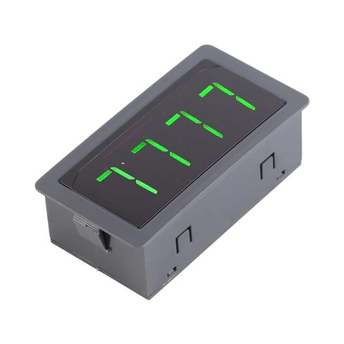 4 Digital Green LED Tachometer RPM Speed Meter + Hall Proximity Switch Magnet Sensor NPN for Lathe Conveyor Belt in Saudi Arabia