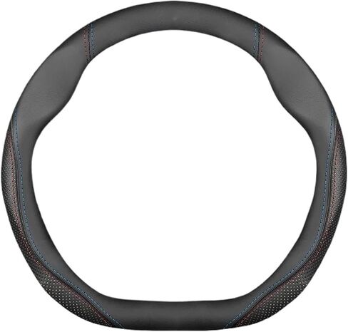 Car Steering Wheel Cover Fit for Benz A B C E S V Class GLB GLC GLE Sprinter Fit for Pilot SLK SLC W203 W204 ML Vito W176 W205 Fit for AMG(O Skin red Blue) in Saudi Arabia