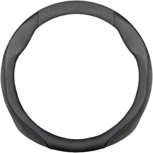 Car Steering Wheel Cover Fit for Benz A B C E S V Class GLB GLC GLE Sprinter Fit for Pilot SLK SLC W203 W204 ML Vito W176 W205 Fit for AMG(O Skin red Blue) in Saudi Arabia