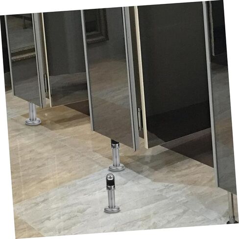 2 PCS الفولاذ المقاوم للصدأ مربع الصلب دعم قدم المرحاض قدم أجهزة القسم in Saudi Arabia