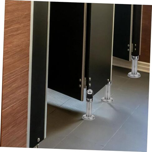 2 PCS الفولاذ المقاوم للصدأ مربع الصلب دعم قدم المرحاض قدم أجهزة القسم in Saudi Arabia
