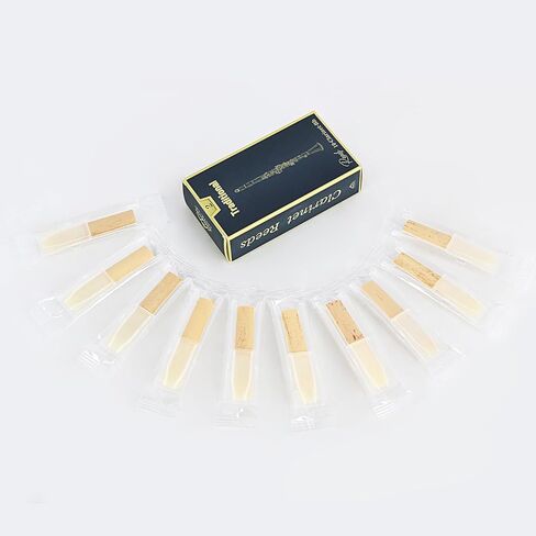 EASTROCK BB Clarinet Reeds 2.0/2.5/3.0/3.5 ، حزمة من 10 ، للمبتدئين كلارينيت ولاعب ، قوة 2.0-10 in Kuwait
