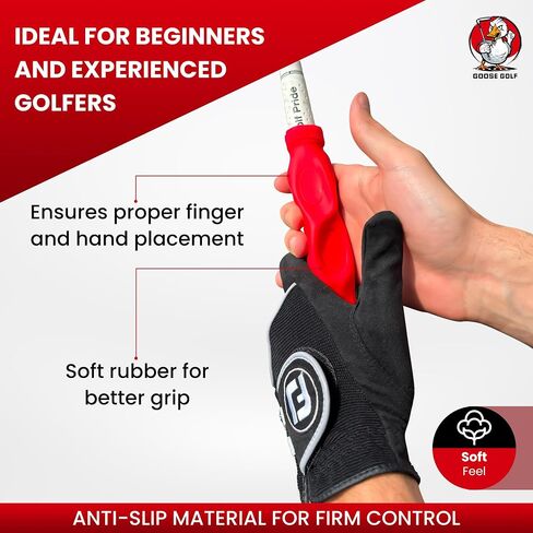 Golf Swing Trainer, Golf Grip Training Aid for Correct Hand Positioning, Removable Swing Grip Attachment That Fits All Clubs, Golf Grip Corrector in Saudi Arabia