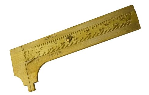 3 "80 مم من النحاس النحاس الصلب Vernier Gauge الحجر القياس قياس بوصات ملليمتر in Kuwait