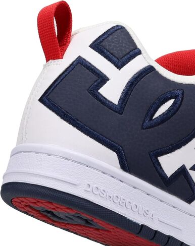 DC Men's Court Graffik Skate Shoe, Black/Blue in Saudi Arabia