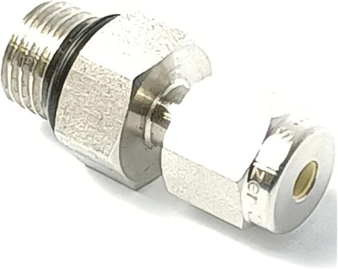 7/16-24unf 9/16-20unf ذكر إلى 1/8 "1/4" أنبوب OD Compression Union SUS316L أنبوب الفولاذ المقاوم للصدأ مناسب 3000 رطل (1L4 بوصة -7L16-20UNF) in Kuwait