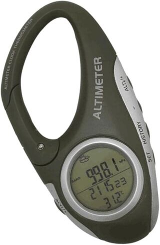 مقياس الارتفاع المتسلق في تسلق الجبال مع Carabiner Barometer ومقياس حرارة لعشاق المشي لمسافات طويلة البسيطة in Kuwait