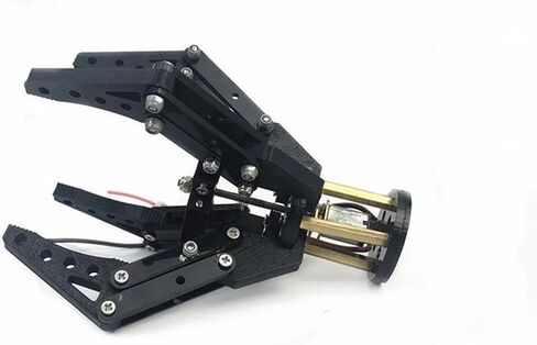 3D Printed 4 Fingers Robot Mechanical Arm Clamp Robot Gripper N20 Motor Clip Acrylic Robot Gripper for Drone Robot Claw DIY Kit in Kuwait
