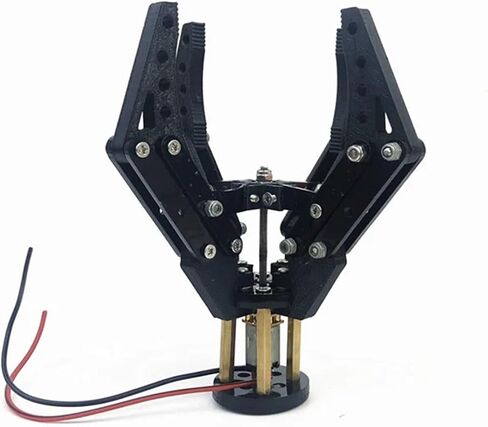 3D Printed 4 Fingers Robot Mechanical Arm Clamp Robot Gripper N20 Motor Clip Acrylic Robot Gripper for Drone Robot Claw DIY Kit in Kuwait