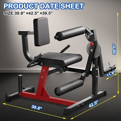 All-in-One Leg Extension & Curl Machine - Adjustable for Glutes, Hamstrings, Quads & Core Workouts | Heavy-Duty Steel Frame | Compact Design | Home Gym Equipment in Kuwait