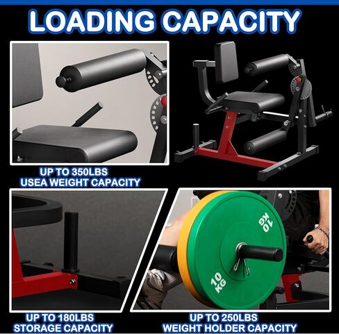 All-in-One Leg Extension & Curl Machine - Adjustable for Glutes, Hamstrings, Quads & Core Workouts | Heavy-Duty Steel Frame | Compact Design | Home Gym Equipment in Kuwait