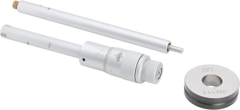 CME 3-Point Internal Micrometer with Extension Rod, 0.425" to 0.5" Measurement Range, 0.001" Resolution, Carbide-Tipped in Saudi Arabia