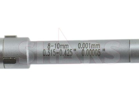 SHARS .315 - .394" Electronic 3 Point Internal Micrometer .00005" New [0.00005" Resolution, ±0.00015" Accuracy] 303-3001 S] in Saudi Arabia