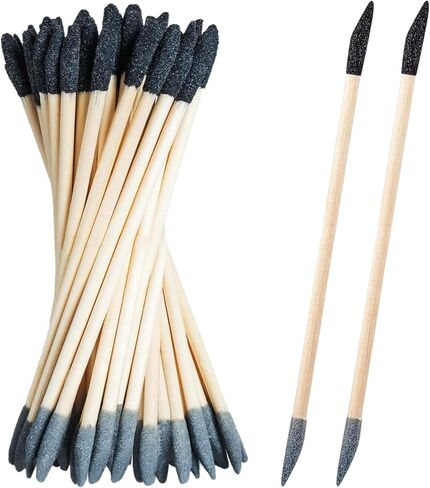 20 PCS Sanding Sticks أدوات تلميع مزدوجة ، وتفاصيل دقيقة عن العصي للمساحات الضيقة ، والموديلات البلاستيكية والهواية الخشبية ، 150/280 الحصى ، 5.4 × 0.2 بوصة in Kuwait