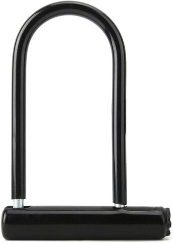 Zinc Alloy Bike U Lock, Black Bike Lock with 2 Keys and Hardened Shackle, Heavy Duty Anti Theft Bike Security Lock for Bikes, Scooters, Motorcycles, Outdoor Equipment in Saudi Arabia