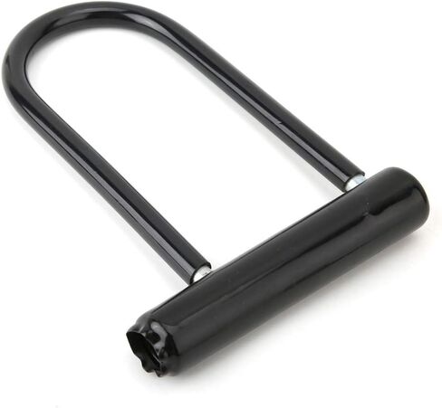 Zinc Alloy Bike U Lock, Black Bike Lock with 2 Keys and Hardened Shackle, Heavy Duty Anti Theft Bike Security Lock for Bikes, Scooters, Motorcycles, Outdoor Equipment in Saudi Arabia